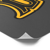 バットマン |ヴィンテージターコイズロゴ ポスター (角)