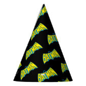 バットマン |ヴィンテージ黄色の青 パーティーハット (左)