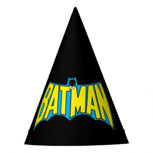 バットマン ヴィンテージ黄色の青 パーティーハット