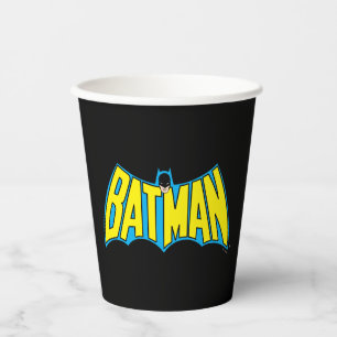 バットマン  ヴィンテージ黄色の青 紙コップ