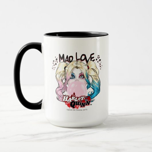 バットマン |不機嫌ラブハーレークインチューインバブルガム マグカップ (左)