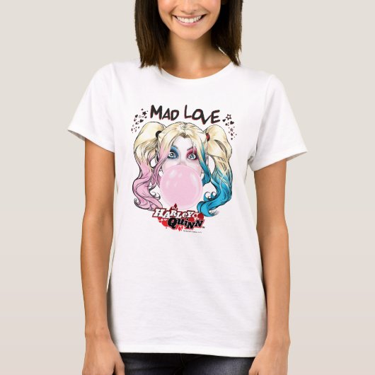 バットマン |不機嫌ラブハーレークインチューインバブルガム Tシャツ (正面)