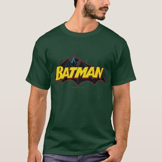 バットマン |古い学校のロゴ Tシャツ (正面)