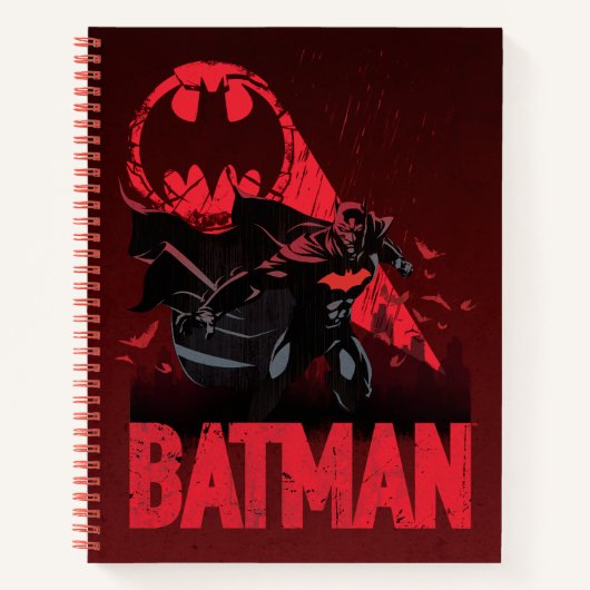 バットマン 真紅のコウモリの信号 ノートブック (正面)
