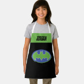 バットマン |紫と緑の記号 エプロン (インサイチュ)