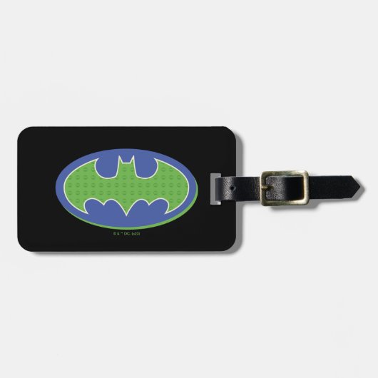 バットマン |紫と緑の記号 ラゲッジタグ (正面横)