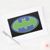 バットマン |紫と緑の記号 長方形シール (封筒)