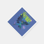 バットマン"自分の力を所有"都市グラフィック スタンダードカクテルナプキン (角)