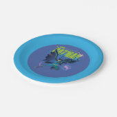 バットマン"自分の力を所有"都市グラフィック ペーパープレート (アングル)