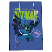 バットマン"自分の力を所有"都市グラフィック ミディアムペーパーバッグ (裏面)