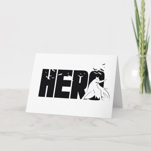 バットマン「英雄」グラフィック カード (正面)