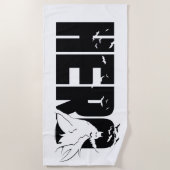 バットマン「英雄」グラフィック ビーチタオル (正面)