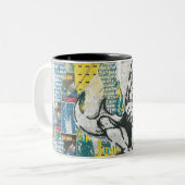 バットマン – 襟の立ち上げ2 ツートーンマグカップ (正面左)