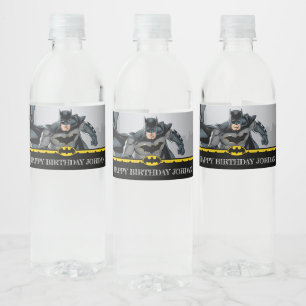 バットマン 黒板ハッピーバースデー ペットボトルラベル