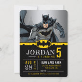 バットマン |黒板ハッピーバースデー 招待状 (正面)