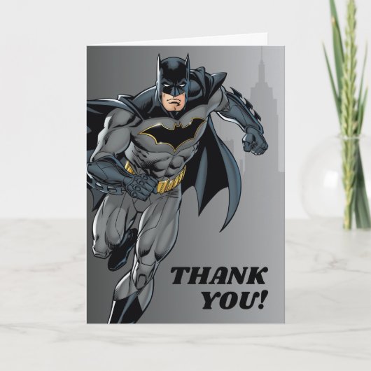 バットマン | 黒板 お誕生日おめでとう ありがとう サンキューカード (正面)
