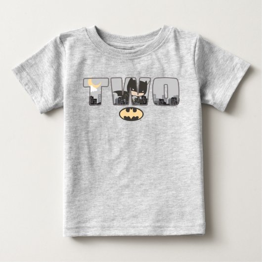 バットマン｜２歳の誕生日ベビーTシャツ ベビーTシャツ (正面)