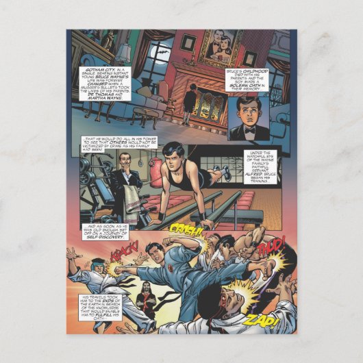 バットマン – Bruce Wayne Origins 1 ポストカード (正面)