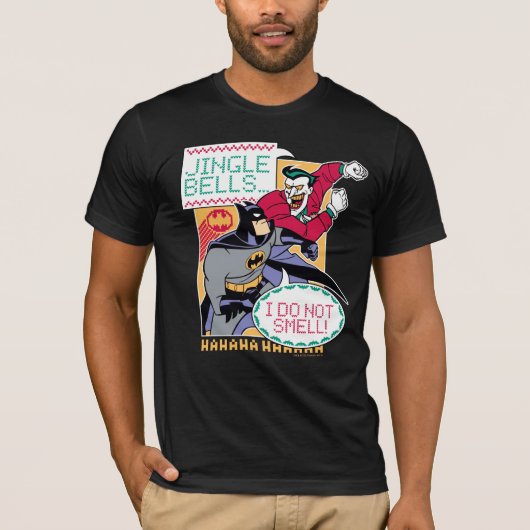バットマン | Jingle Bellsにおいがしない! Tシャツ (正面)