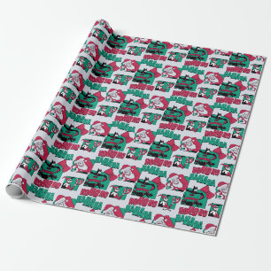 バットマン Joker Santa Pattern ラッピングペーパー