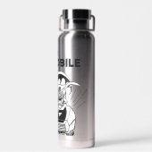 バットモービルに飛び込む ウォーターボトル (背面)