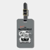 バットモービルに飛び込む ラゲッジタグ (正面縦)