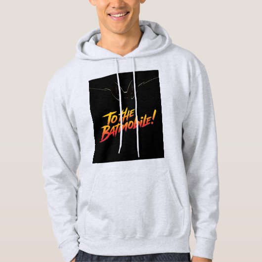 「バットモービルへ！」 パーカ (正面)