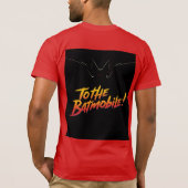 「バットモービルへ！」 Tシャツ (裏面)