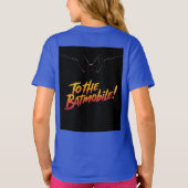 「バットモービルへ！」 Tシャツ (裏面)