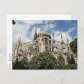 バットレス飛んでいるスパイアタワーズ、ノートルダム大聖堂 ポストカード (正面/裏面)
