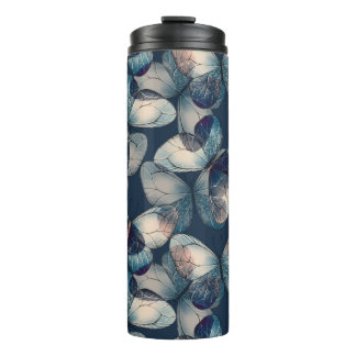 バットレフリー付きダークブルーのパターン タンブラー