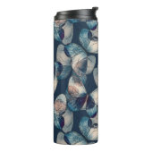 バットレフリー付きダークブルーのパターン タンブラー (回転左)