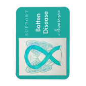 バットン病認識度リボンエンジェルマグネット マグネット (縦)