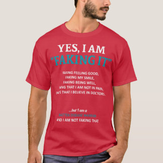 バットン病認識度私は、このFaでそれを偽造している Tシャツ