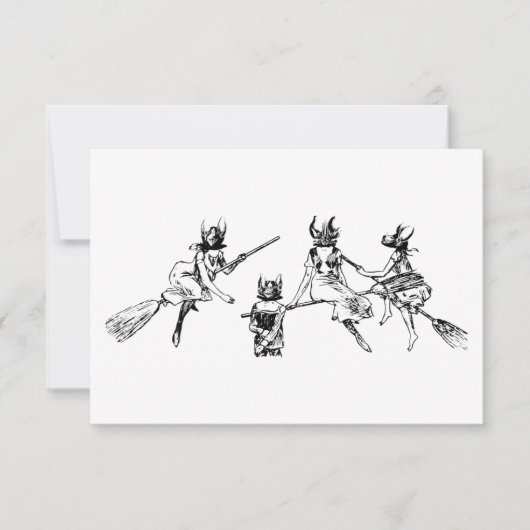 バット・ウィッチズ 招待状 (正面)