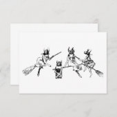 バット・ウィッチズ 招待状 (正面/裏面)