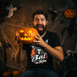 バット・トゥ・ザ・ボーン – 面白いコウモリのハロウィン Tシャツ