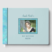 バット・ミッツヴァーブルーオパール特別な行事の写真 ゲストブック (正面)