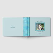 バット・ミッツヴァーブルーオパール特別な行事の写真 ゲストブック (全面)