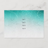 バット・ミッツヴァー アクアスター グリッタリー アフターパーティー 招待状 (裏面)