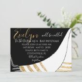 バット・ミッツヴァー・バー・ミッツヴァー・エレガント・招待状 招待状 (スタンド正面)