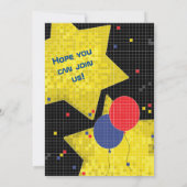 バット・ミッツヴァー・バー・ミッツヴァー　ゲームオンマシン　招待状 招待状 (裏面)