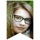 バット・ミツヴァ・ブルー・オパール・マゼル・トヴ オプション写真 バンティングフラッグ (第2の旗)