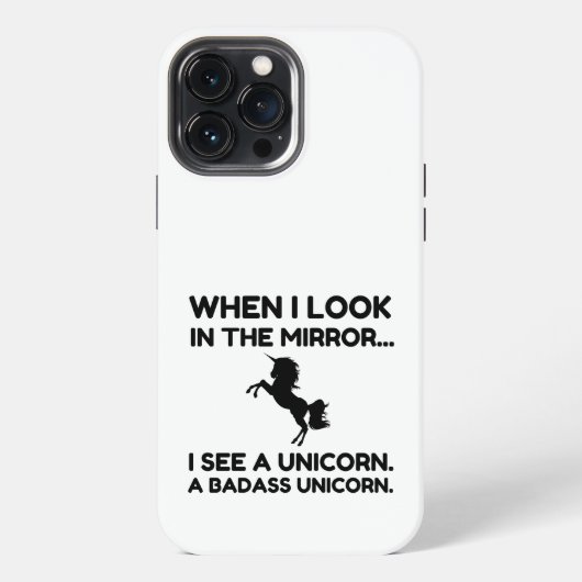 バッドアス ユニコーン iPhoneケース (裏面)