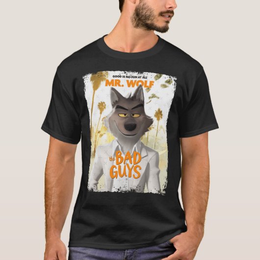 バッドガイズ アニメーション映画 Tシャツ (正面)