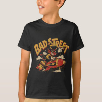 バッドストリート レトロロケットデビル Tシャツ