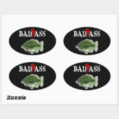 バッドバスステッカー 楕円形シール (シート)