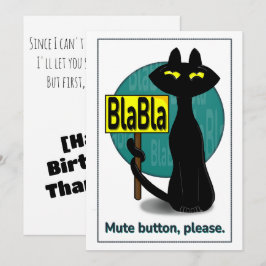 バッドブギー おもしろグリーティングカード - BlaBla ノートカード