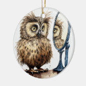 バッドヘアデイセラミックオーナメント セラミックオーナメント (左)