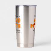 バッドマウス名前をカスタムする 保温保冷タンブラー (左面)